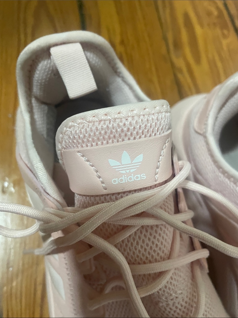 adidas Women’s Pastel Pink Mesh Athletic Sneakers - Picture 2 of 7